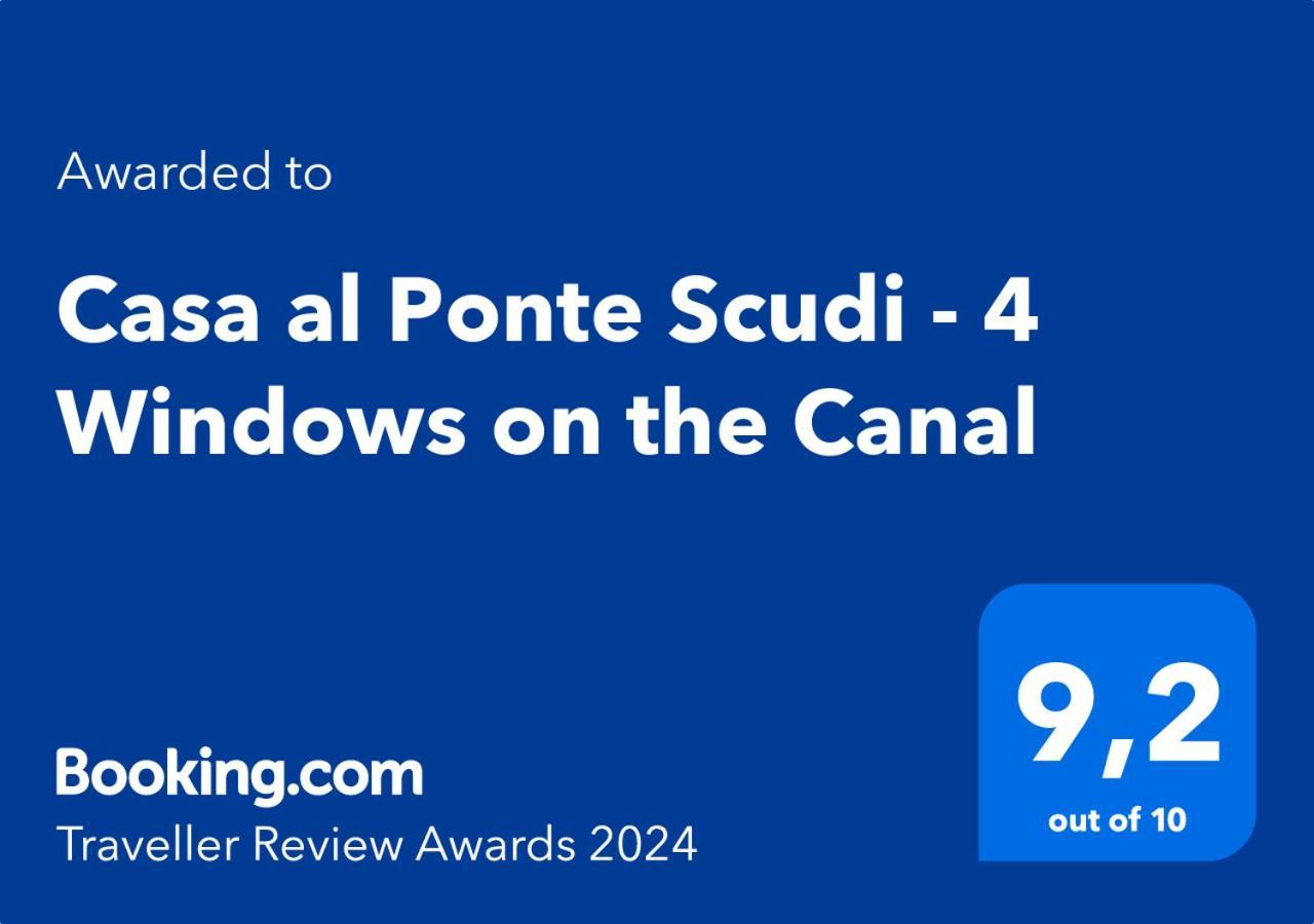 Casa Al Ponte Scudi - 4 Windows On The Canal Apartamento